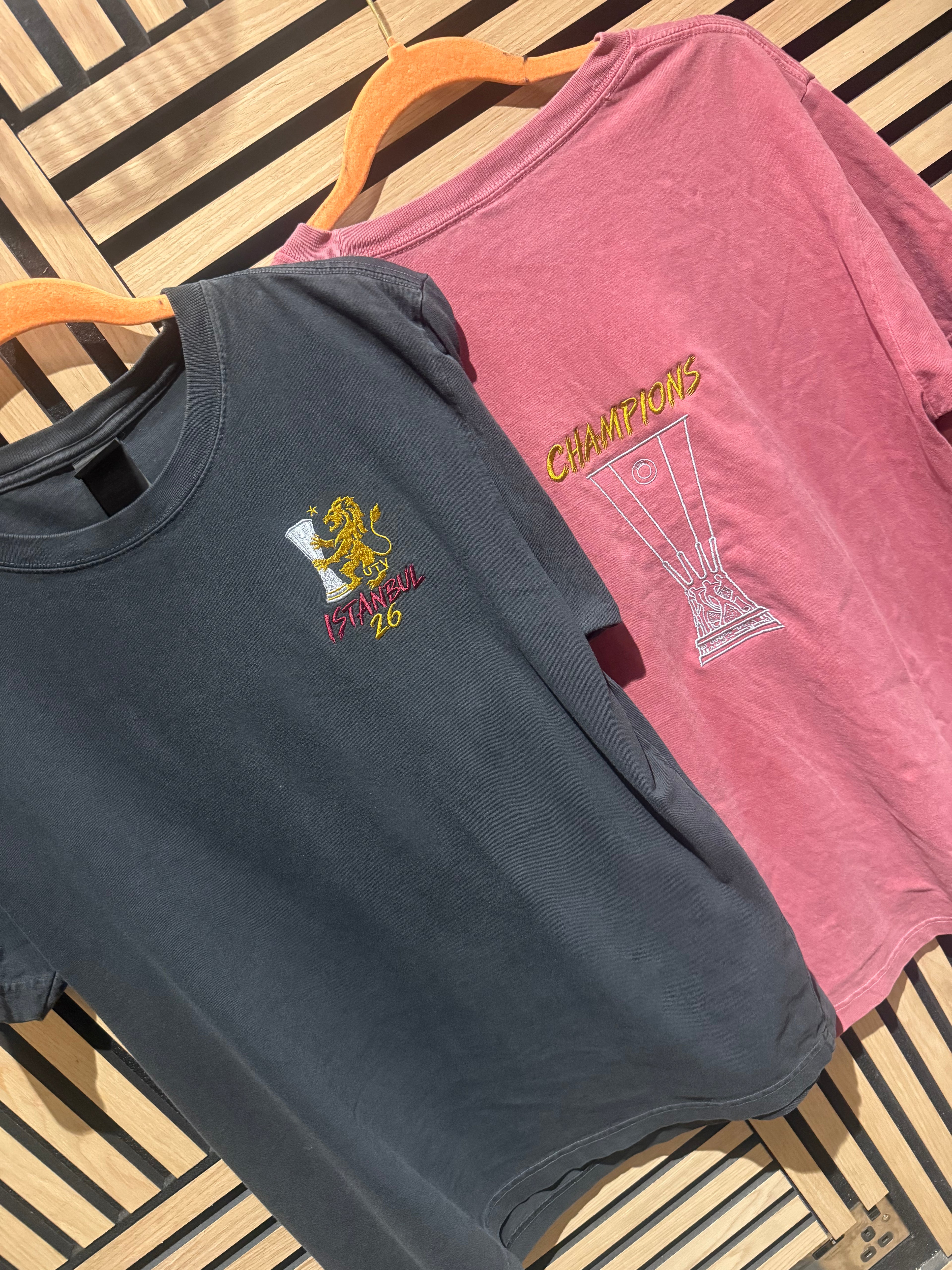 AVFC UEFA Europa League Champions LTD Edition T-Shirt